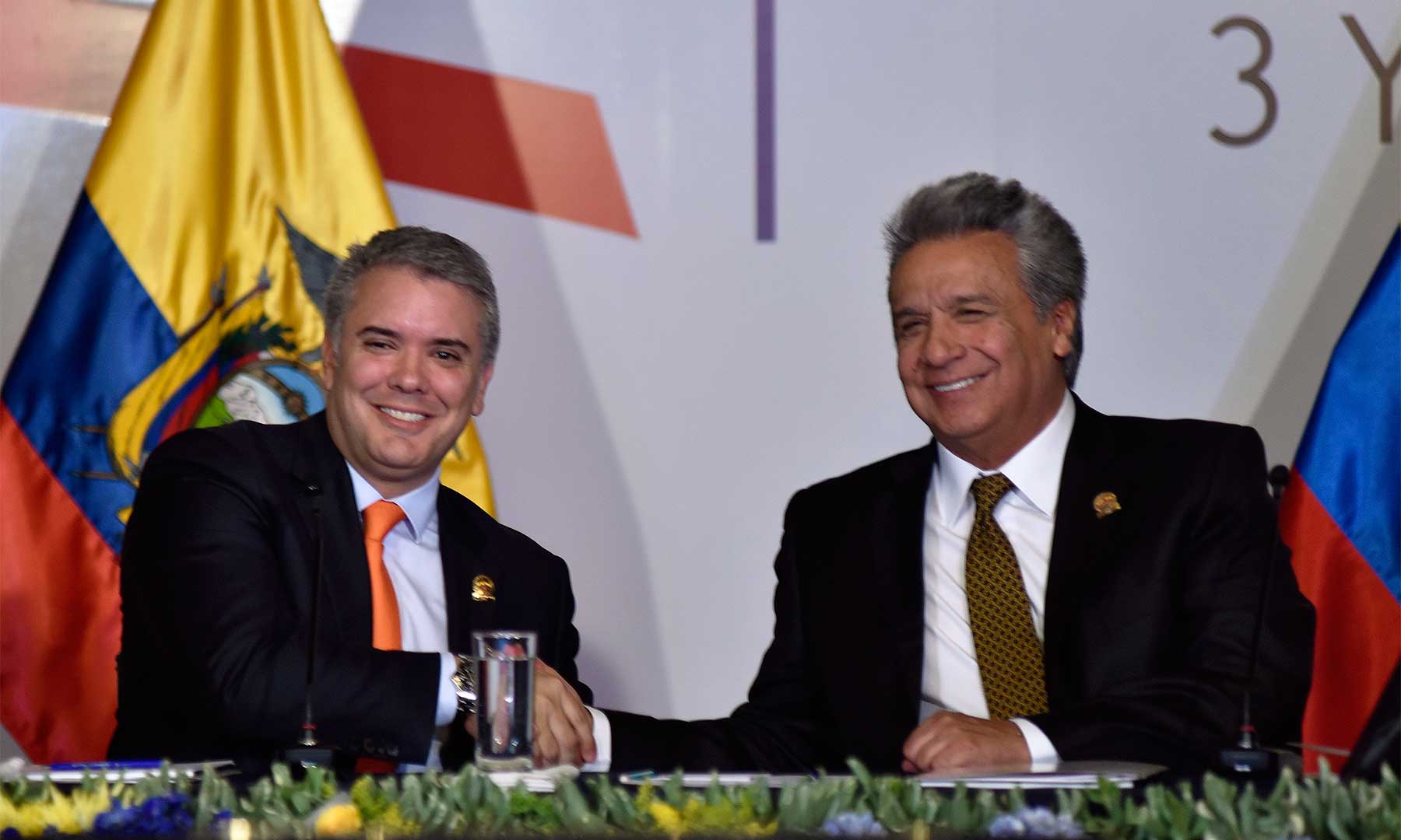 Presidentes de Colombia y Ecuador se reúnen en obra que conectará a los dos  países - Noticias Principales de Colombia Radio Santa Fe 1070 am