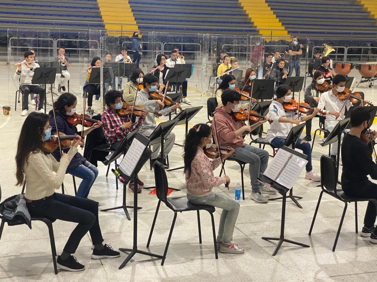 Iniciaron los ensayos presenciales de la Orquesta Prejuvenil Metropolitana Bogotá-Cundinamarca - Vimarsana News